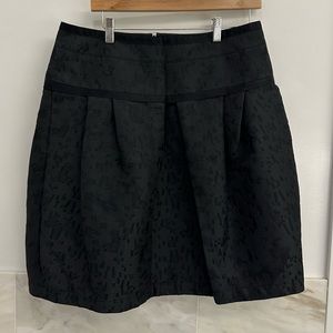 Lida Baday Black Pleated Mini Skirt